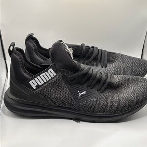 Puma Charcoal and Black Running Shoes Size 13
